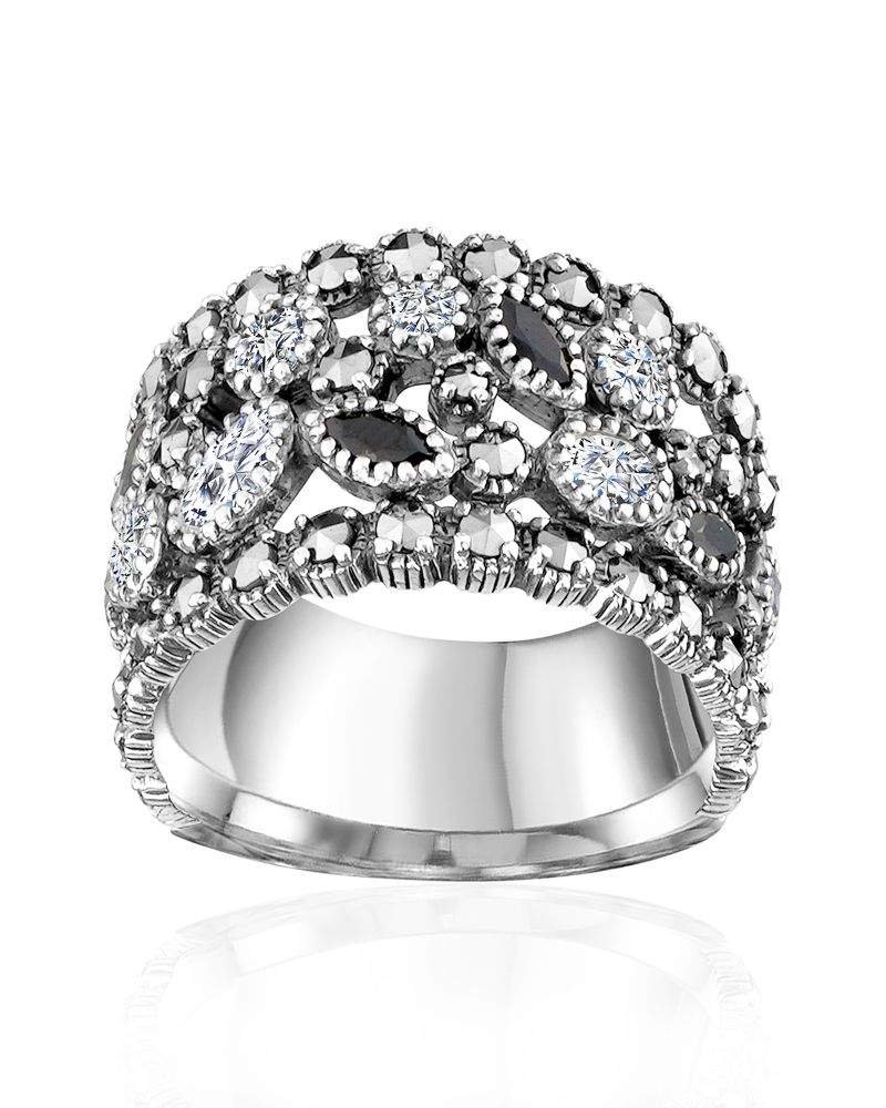 Wedding band hotsell marcasite rings