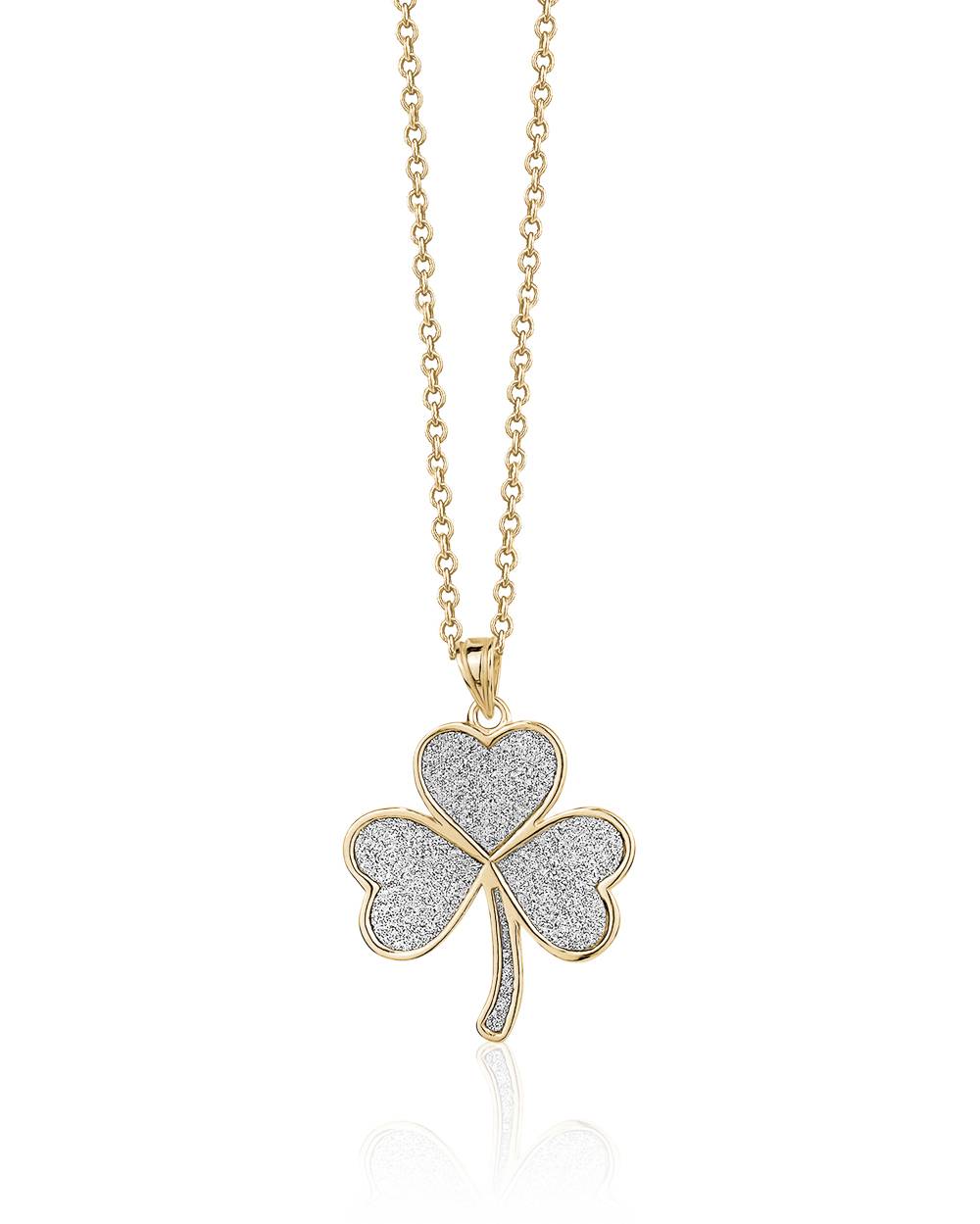 Three leaf on sale clover necklace
